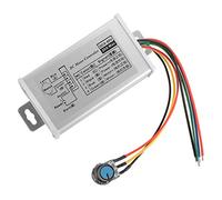 Sun3Drucker 9V 12V 24V 36V 48V 60V DC 20A PWM Motor Stepless Variable Speed Control Controller Switch with Metal Shell CCM5S