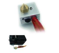 MK8 Extruder 1,75 mm 0,4 mm Boquilla Throat Filamento Calentador Bloque Thermistor HotEnd Kit para la impresora 3D SD001