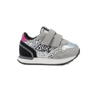 SUN68 9 Zapatillas Girl's Ally Glitter (First Step) Z45412F Color 44 Plata, 44 Silver, 23 EU