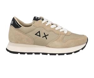 SUN68 Ally Bright Nylon, Sneaker Mujer, Beige, 38 EU