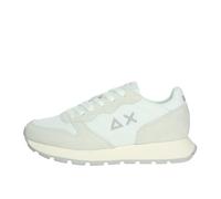 SUN68 ALLY Glitter Textile, Oxford Plano Mujer, Bianco, 39 EU