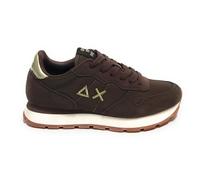 Sneaker running Sun68 Ally gold silver in suede/ nylon marrone donna D25SU07 Z44202 37