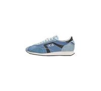 SUN68 AX Hombre Zapatillas Bajas Piel Z36124, Azul Claro, 44 EU ZapatillasHombre Talla Numeric_44 Color Azul