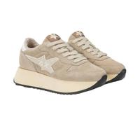 SUN68 Basse, Sneaker Mujer, Beige, 40 EU