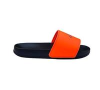 SUN68 Beach slippers logo 1164 negro/naranja neón hombre, Nero Arancione Fluo, 43 EU