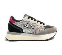SUN68 Big Ally Glitter Silver D26SU15 Z45212 - Tenis deportivos, Gris Negro Fucsia Plateado, 37 EU
