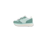 SUN68 Big STARGIRL Canvas, Oxford Plano Mujer, ACQUA, 38 EU