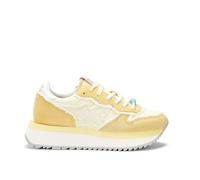 SUN68 Big STARGIRL Canvas, Oxford Plano Mujer, Giallo Limone, 38 EU