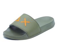 SUN68 Chanclas de PU Hombre X36110 19 Militar, Military, 41 EU