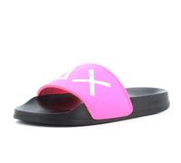 SUN68 Chanclas negras y fucsia, Negro Fucsia, 35/40 EU