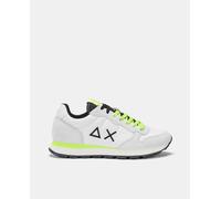 sun68 Deportivas de hombre con cierre de cordones y detalle de logo. Blanco 43