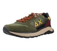 SUN68 Z45130 Fire y Camping Militar Oscuro Zapatos Deportivos para Hombre de Nubuck y Tela, Militar Oscuro, 43 EU