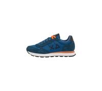 SUN68 Hombre Zapatillas bajas poliéster Z45101, Azul medio., 42 EU