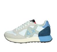 SUN68 Jaki 2.0 Solid, Oxford Plano Hombre, Bianco, 42 EU