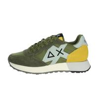 SUN68 Jaki 2.0 Solid, Oxford Plano Hombre, Militare, 42 EU