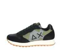 SUN68 Jaki Bicolor, Sneaker Hombre, Schwarz Grün Grau, 44 EU