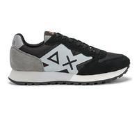 SUN68 Jaki Solid, Sneaker Hombre, Schwarz und Grau, 44 EU