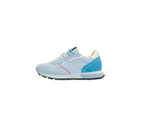 SUN68 Mujer Zapatillas bajas piel Z36204, azul claro, 38 EU
