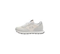 SUN68 Mujer Zapatillas bajas poliéster Z45202, Gris Beige Plata, 38 EU