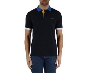 SUN68 Polo 3 Color Way, turquesa, XL