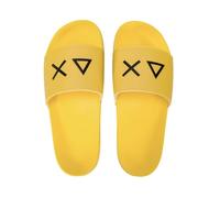 SUN68 Slippers Logo Men Slides, amarillo, 41 EU