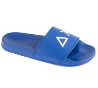 SUN68 Slippers Logo Men Slides, azul, 44 EU