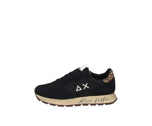 SUN68 Sneaker Running Ally Vintage in Suede/Nylon Nero Donna D25SU20 Z44207 38