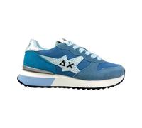 Sun68 - Stargirl Glitter Logo Sneaker - Shoes - Mujer - Azul - 37 EU -