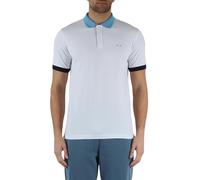 SUN68 Sun 68 Hombre Polo 3 Color Way Blanco, Color blanco., L