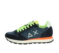 SUN68 TOM Fluo, Oxford Plano Hombre, Navy Blue, 41 EU