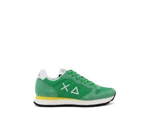 SUN68 TOM Solid, Oxford Plano Hombre, Verde Prato, 40 EU