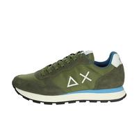 SUN68 Z35101 Zapatillas Con Cordones Tela/Ante Hombre, Militar, 41 EU