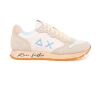 SUN68 Z35105 Zapatillas Con Cordones Tela/Ante Hombre, Color blanco crema., 46 EU