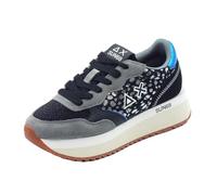 SUN68 Z44214 Big Ally Animaler Nero Grigio, Sneaker Mujer, Schwarz und Grau, 37 EU