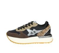 SUN68 Z44218 Big Stargirl Mix Material Nero, Sneaker Mujer, Schwarz, 38 EU