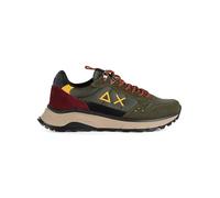 SUN68 Z45130 Fire y Camping Militar Oscuro Zapatos Deportivos para Hombre de Nubuck y Tela, Militar Oscuro, 40 EU