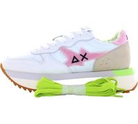 SUN68 Zapatillas de mujer Z35215 Big Stargirl Sponge Logo Sneaker Rosa, Blanco y rosa., 41 EU