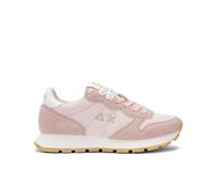 SUN68 Zapatillas Deportivas Mujer, Rosa, Suede y Textil, Suela Blanca con Goma (Rosa, Sistema Tallas Calzado EU, Adulto, Números, Mediano, 36)