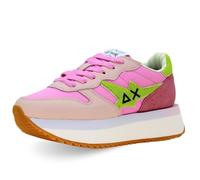 SUN68 Zapatos Big Stargirl Spongee Logo Código CPZ35215-04 Rosa, Rosa Verde Negro, 38 EU