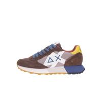 SUN68 Zapatos Hombre con cordones Jaki 2.0 Bicolor Z36116 8050161666678-44, Marrón Gris, 41 EU