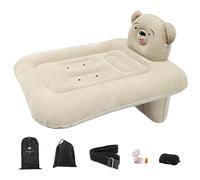 SunaOmni Cama Inflable para niños pequeños, Transpirable, con Bomba, cinturón de Seguridad y Bolsa de Viaje, portátil para Coche, avión, Viajes y Camping.