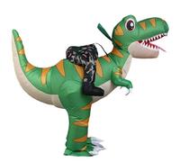 SunaOmni Disfraz Inflable de Dinosaurio para Adultos, Disfraz de Dinosaurio para Montar, de tiranosaurio Divertido para Halloween, Inflable para Hombres y Mujeres, de pa