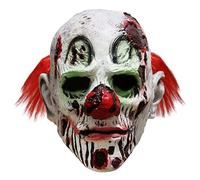 SunaOmni Máscara de Halloween, máscara de payaso malvado aterrador con cara de terror, cara completa para adultos, Halloween, truco o trato, carnaval, fiesta de disfraces, de payaso
