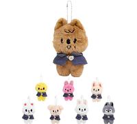 SunAurora Muñeco de peluche Stray Kids 12cm, Stray Kids SKZ ATE SKZoo Llavero y Colgante de Mochila, Regalo de Cumpleaños para Niños y Fans (Han Quokka)