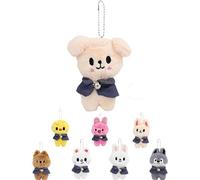 SunAurora Muñeco de peluche Stray-Kids, llavero SK-Zoo de 12 cm, lindo llavero colgante 'Magic School', peluche coleccionable 'ATE' (Puppym)