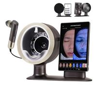 SUNBGRPYE Analizador De Piel con IA De 15,6″, Escáner De Cabello Y Piel 2 En 1, 10 Modos De Imagen Espectral | 18 Indicadores De Análisis | 5 Predicciones De Síntomas Cutáneos, con Protector De Luz