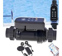 SUNBGRPYE Generador De Cloro Salino, Sis-Tema De CloracióN Salina para Piscinas, Control Remoto por AplicacióN, Clorador De Agua Salada para Piscinas con Panel Digital Inteligente 50g/h