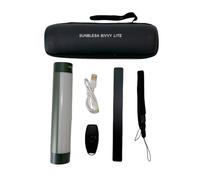 Sunblesa Luz Bivvy Recargable Mejorada - Linterna Magnética LED para Pesca con Mando, Power Bank 2600mAh, Modos Rojo/Verde/Blanco, Impermeable para Carpa Camping