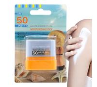 Sunblock Stick, Broad Spectrum, SPF Moisturizing Sunscreen, No White Cast, Travel-Friendly for Oily, Dry, Sensitive Skin, Adults, Women, Men, Daily Use, Sports, Beach, Hiking, Summer