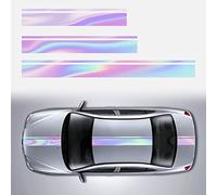 SUNBREATH 3 calcomanías para capó de coche, carrocería, techo modificado, estilo deportivo, a rayas, calcomanías de vinilo gráfico de carreras, accesorios de decoración para coches, decoloración